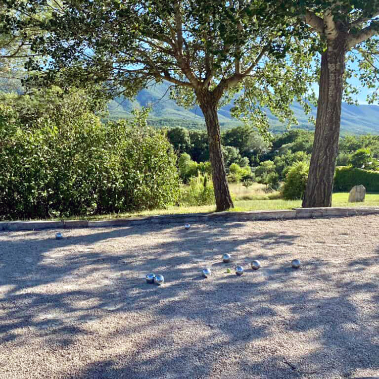 Terrain de pétanque